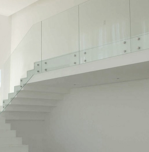 Glass Railings with Standoffs by LA Railings