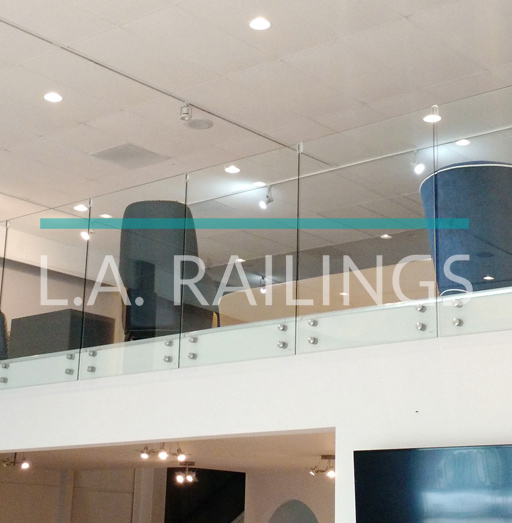 Beverly Hills - Commercial - A standoff installation by LA Railings