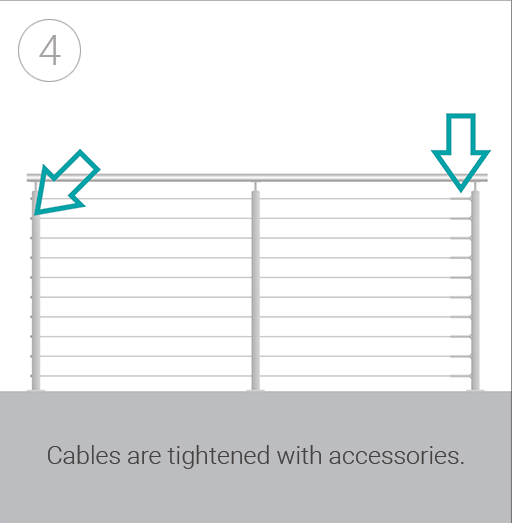 All Stainless Steel Cable installation by LA Railings