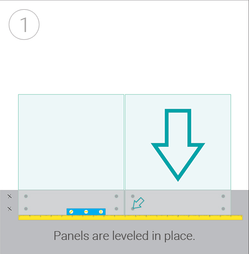 Standoff installation by LA Railings