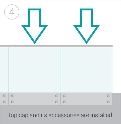 Standoff installation by LA Railings