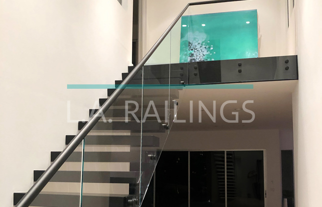 Hollywood Hills railing installation by LA Railings