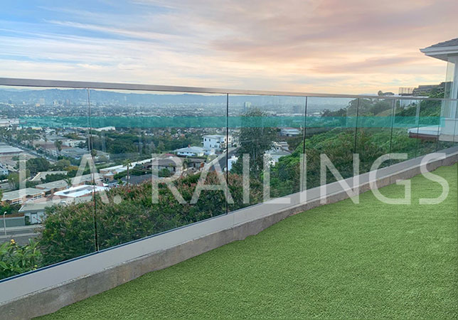 Baldwin Hills railing installation by LA Railings