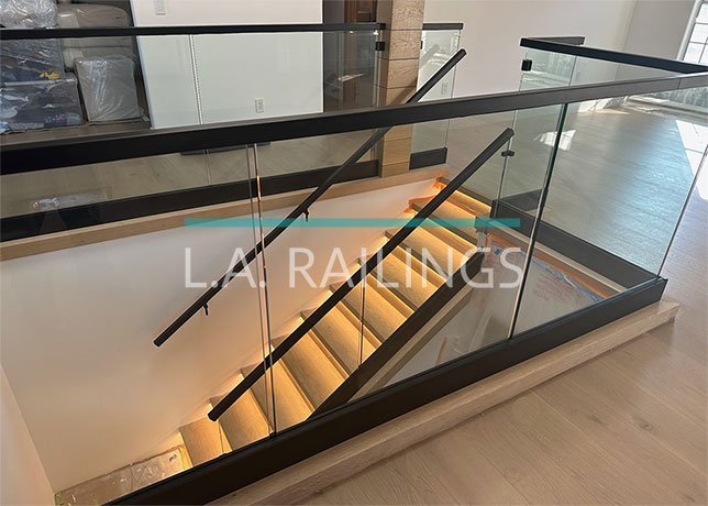 Manhattan Beach railing installation by LA Railings