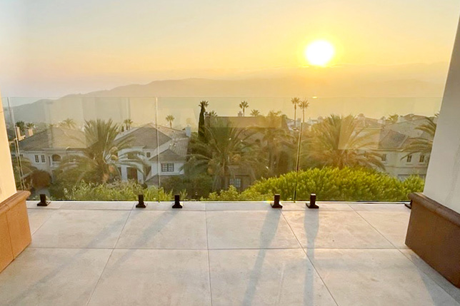 Pacific Palisades railing installation by LA Railings