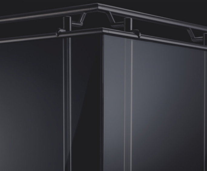 Glass Railings with Posts by LA Railings