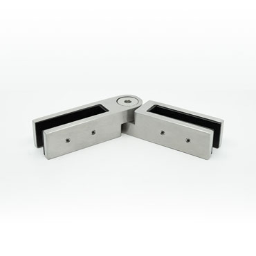 316 Stainless Steel Glass-to-Glass Adjustable Clamp for Glass Railings